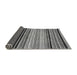 Sideview of Abstract Gray Modern Rug, abs2292gry