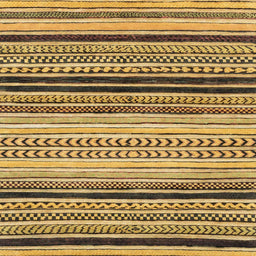 Square Machine Washable Abstract Saddle Brown Rug, wshabs2292