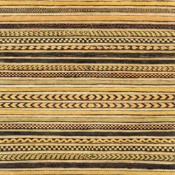 Square Machine Washable Abstract Saddle Brown Rug, wshabs2292