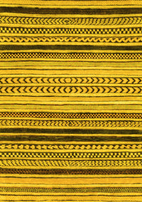 Abstract Yellow Modern Rug, abs2292yw