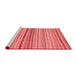 Modern Red Washable Rugs