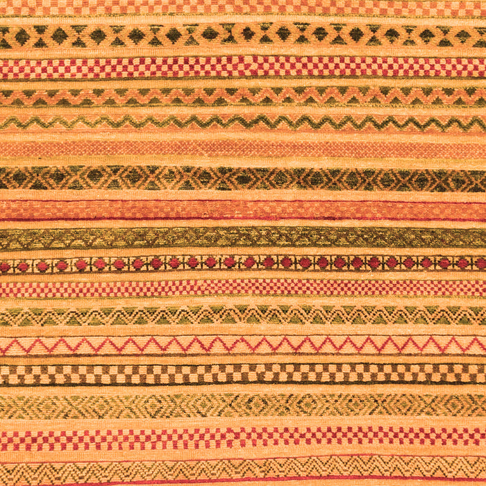 Abstract Orange Modern Rug, abs2293org