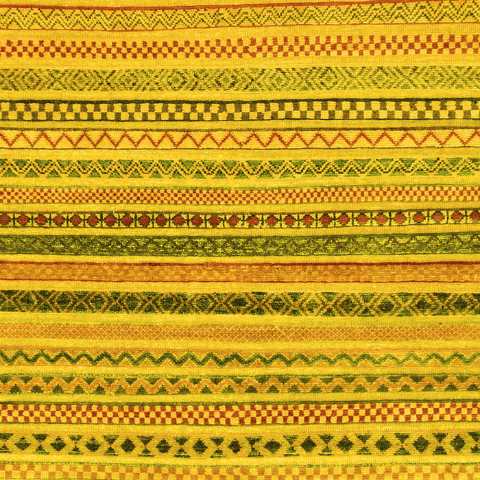 Abstract Yellow Modern Rug, abs2293yw