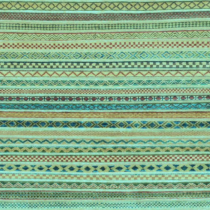 Square Machine Washable Abstract Light Blue Modern Rug, wshabs2293lblu