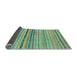 Sideview of Abstract Light Blue Modern Rug, abs2293lblu