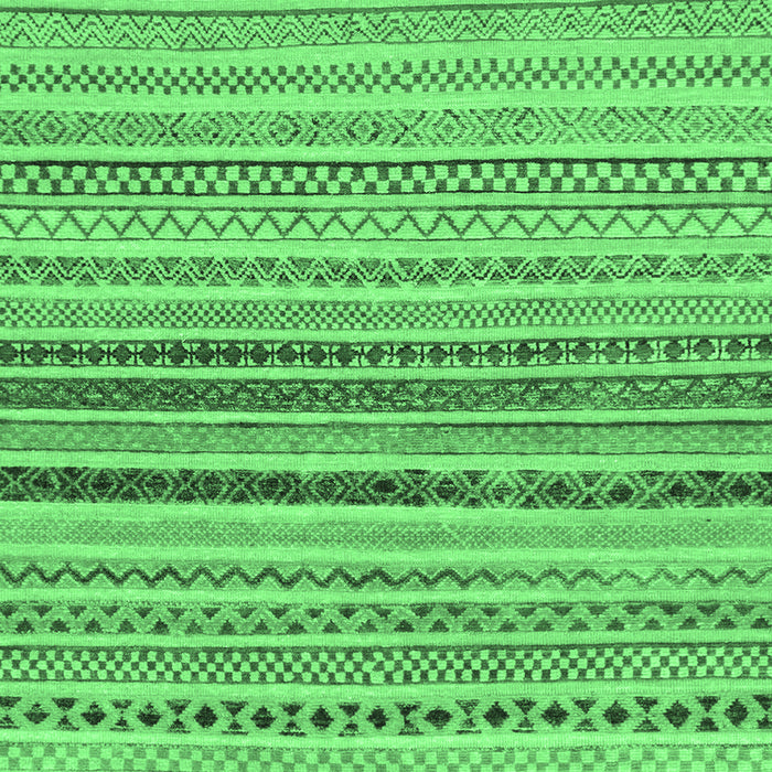 Machine Washable Abstract Emerald Green Modern Area Rugs, wshabs2293emgrn