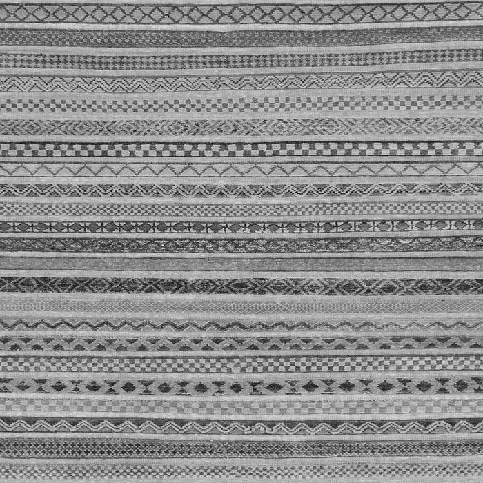 Square Machine Washable Abstract Gray Modern Rug, wshabs2293gry