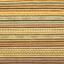 Square Abstract Chrome Gold Yellow Modern Rug, abs2294