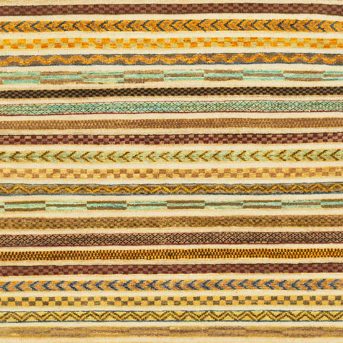 Machine Washable Abstract Chrome Gold Yellow Rug, wshabs2294