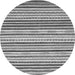 Round Abstract Gray Modern Rug, abs2294gry