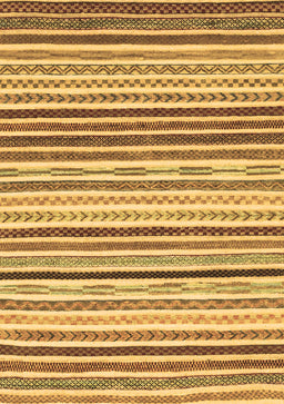 Abstract Brown Modern Rug, abs2294brn