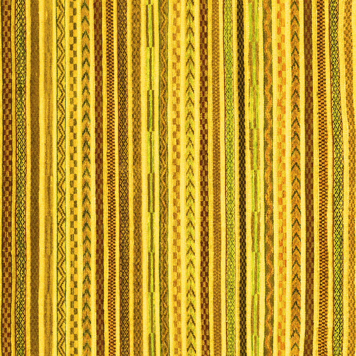 Square Abstract Yellow Modern Rug, abs2294yw