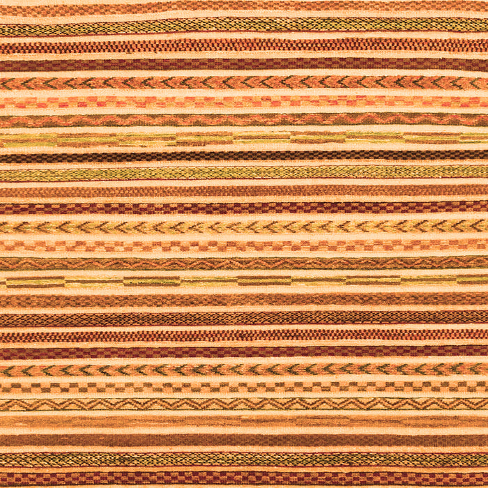 Square Abstract Orange Modern Rug, abs2294org