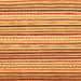 Square Abstract Orange Modern Rug, abs2294org