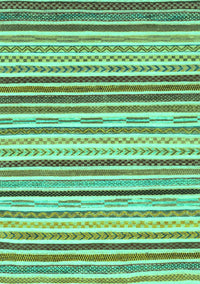 Abstract Turquoise Modern Rug, abs2294turq