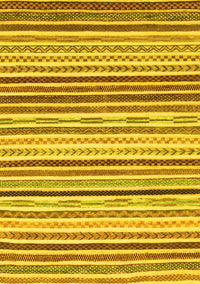 Abstract Yellow Modern Rug, abs2294yw