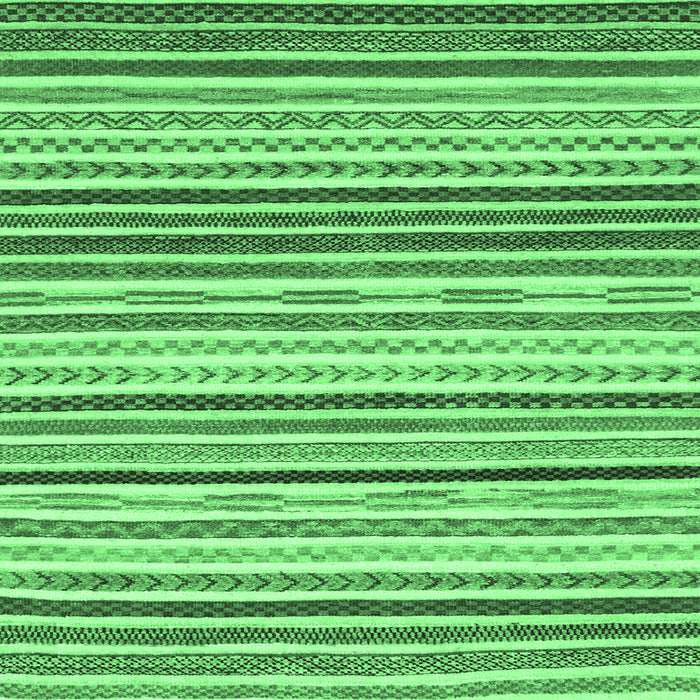 Square Abstract Emerald Green Modern Rug, abs2294emgrn