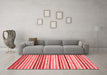 Modern Red Washable Rugs