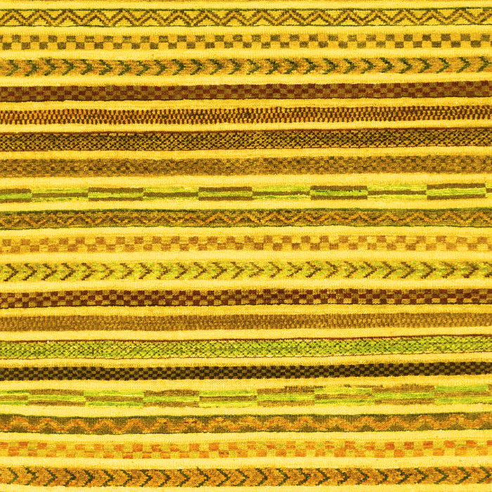 Machine Washable Abstract Yellow Modern Rug, wshabs2294yw