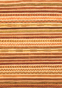 Abstract Orange Modern Rug, abs2294org