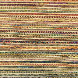 Square Abstract Saddle Brown Modern Rug, abs2295
