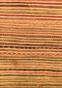 Abstract Orange Modern Rug, abs2295org