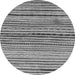 Round Abstract Gray Modern Rug, abs2295gry