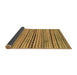 Sideview of Abstract Brown Modern Rug, abs2295brn