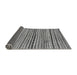 Sideview of Abstract Gray Modern Rug, abs2295gry