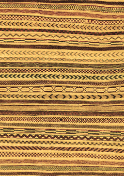 Abstract Brown Modern Rug, abs2296brn