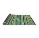 Sideview of Abstract Light Blue Modern Rug, abs2296lblu