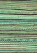 Abstract Light Blue Modern Rug, abs2296lblu