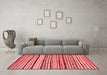 Modern Red Washable Rugs