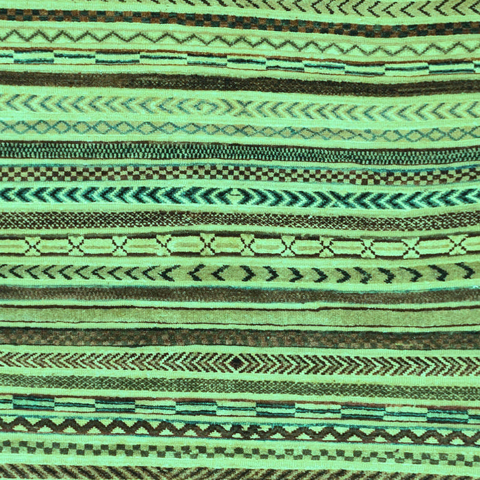 Machine Washable Abstract Turquoise Modern Area Rugs, wshabs2296turq