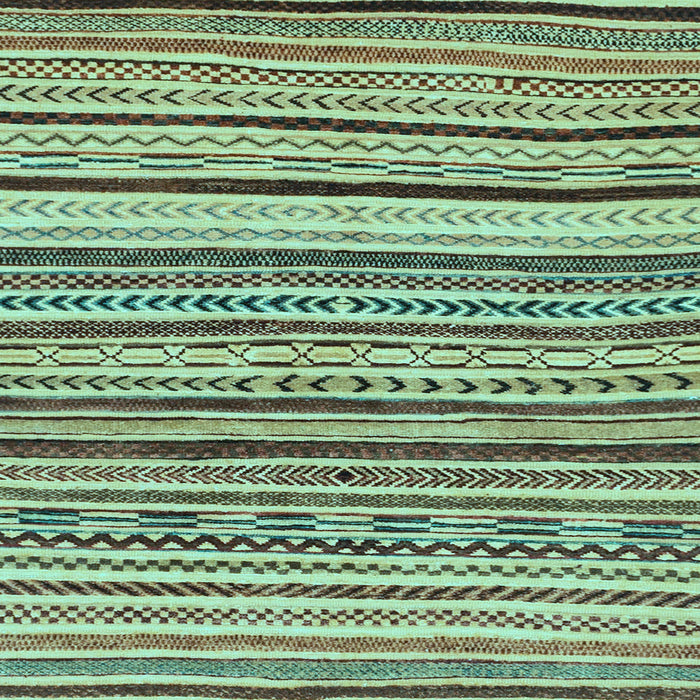 Square Machine Washable Abstract Light Blue Modern Rug, wshabs2296lblu