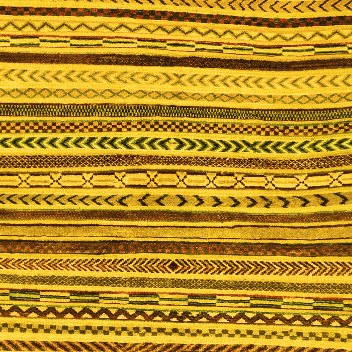 Machine Washable Abstract Yellow Modern Rug, wshabs2296yw