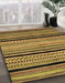 Machine Washable Abstract Yellow Rug in a Family Room, wshabs2297