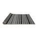 Sideview of Abstract Gray Modern Rug, abs2297gry