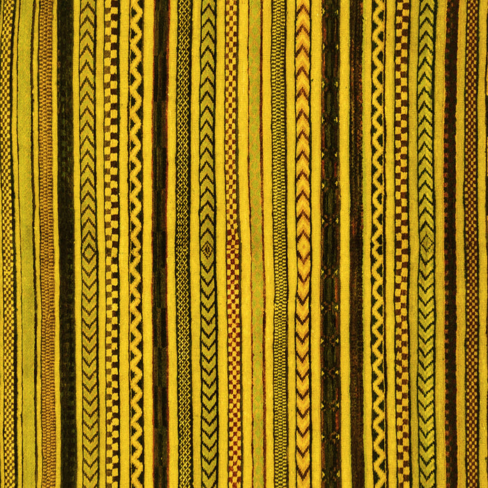 Square Abstract Yellow Modern Rug, abs2297yw