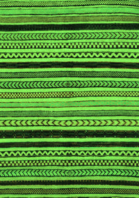 Abstract Green Modern Rug, abs2297grn