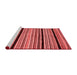 Modern Red Washable Rugs