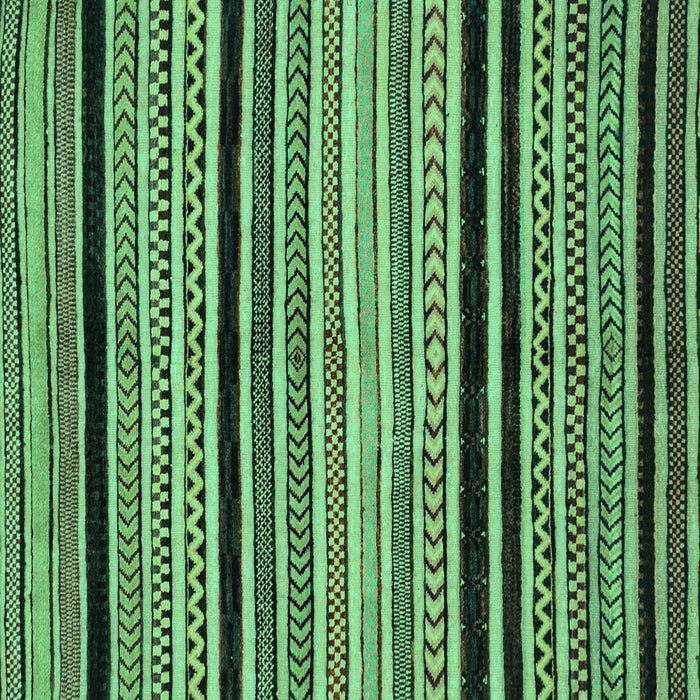 Square Abstract Turquoise Modern Rug, abs2297turq