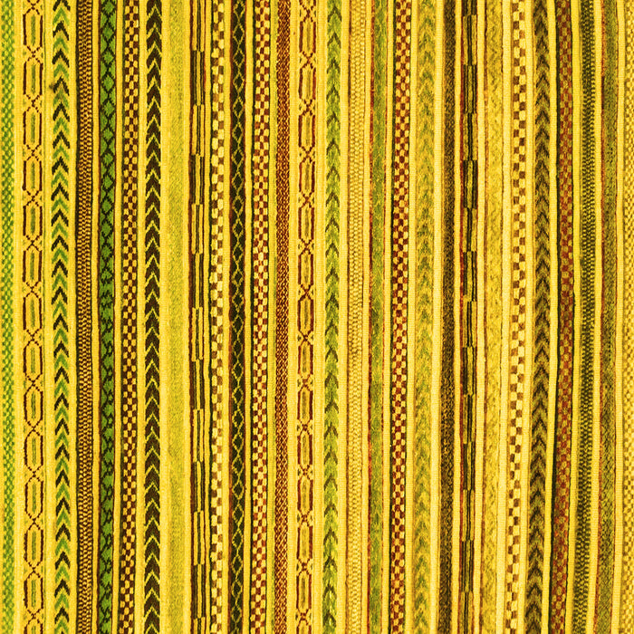 Square Machine Washable Abstract Yellow Modern Rug, wshabs2298yw