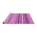 Sideview of Machine Washable Abstract Purple Modern Area Rugs, wshabs2298pur