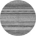 Round Machine Washable Abstract Gray Modern Rug, wshabs2298gry