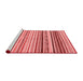 Modern Red Washable Rugs