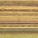 Square Machine Washable Abstract Gen Brown Yellow Rug, wshabs2298