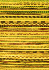 Abstract Yellow Modern Rug, abs2298yw