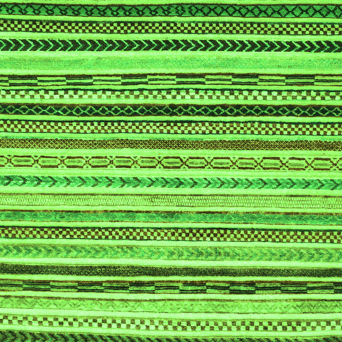 Machine Washable Abstract Green Modern Area Rugs, wshabs2298grn