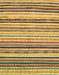 Machine Washable Abstract Gen Brown Yellow Rug, wshabs2298